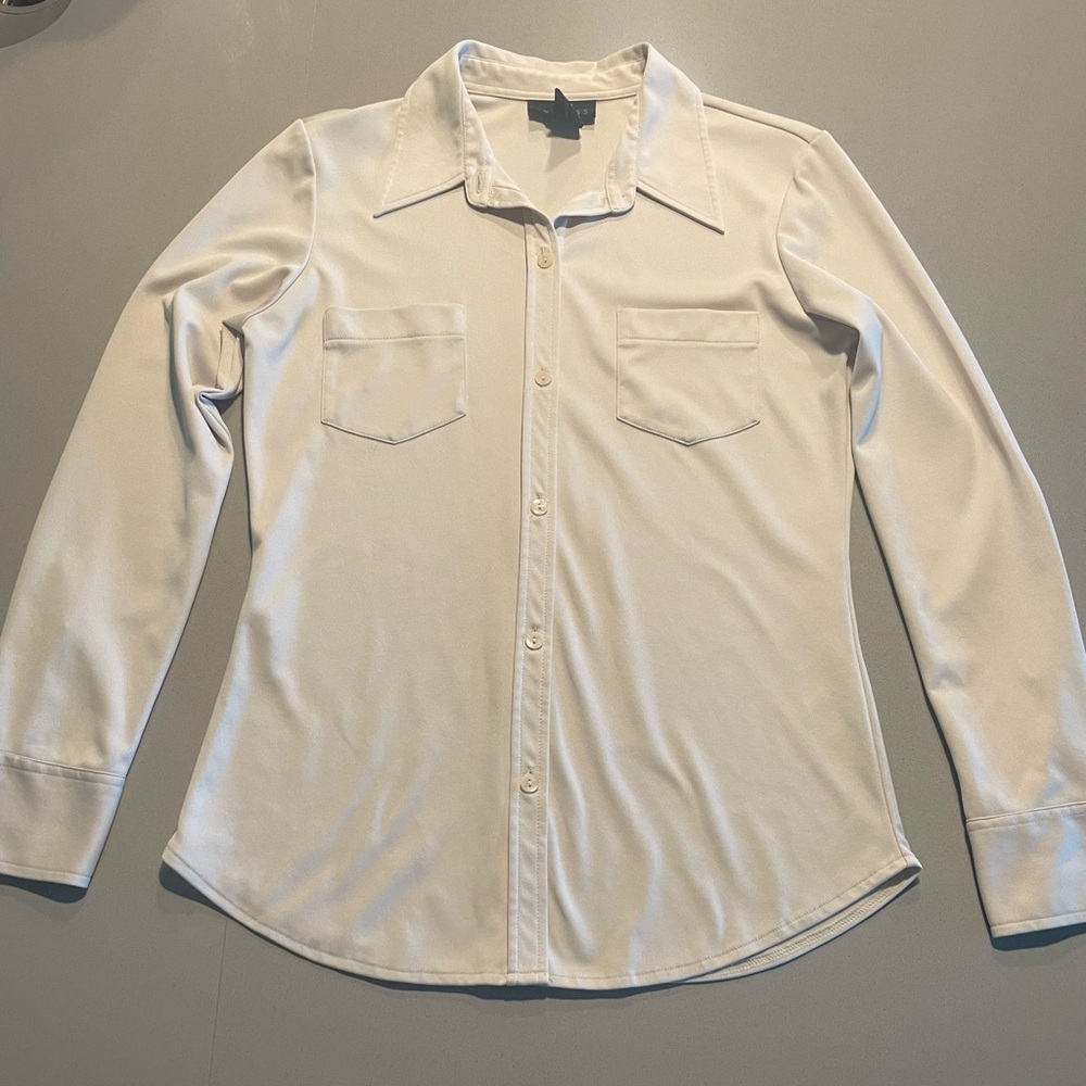 Express Cream Button Down Shirt